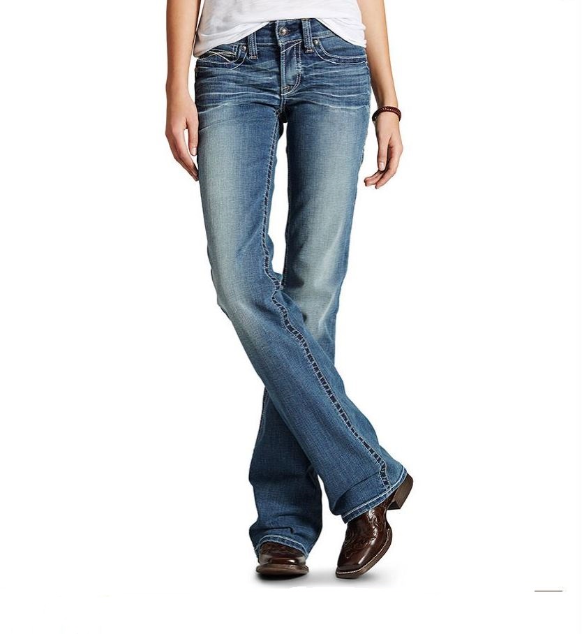 Ladies Ariat Rainstorm Light Wash Jean 10016202 In Waterloo Iowa
