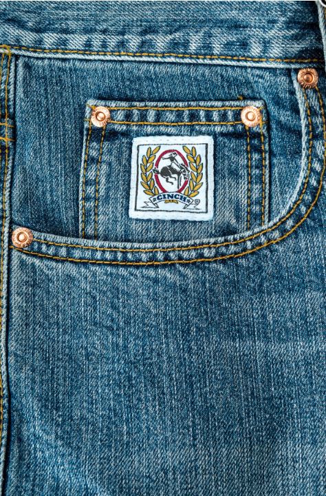 CINCH Men's White Label Relaxed Fit Medium Stonewash Jeans MB92834003-Indigo NWT 