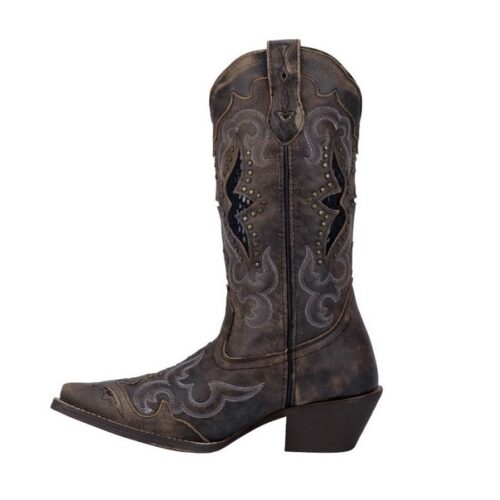 Ladies Western Boot Lucretia Black Leather 52133