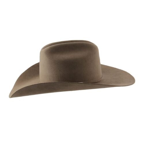 7X Rodeo King Tan Belly Hat - Silver 