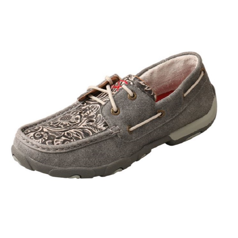 Women's Grey Boat Shoe Moccasin at Silver Spur in Waterloo Iowa