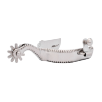 Men's Stainless Steel 10-Point Rowel Spur