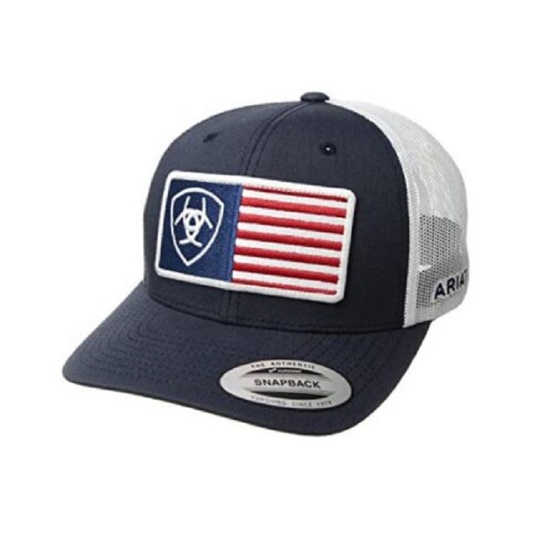ariat flag hat