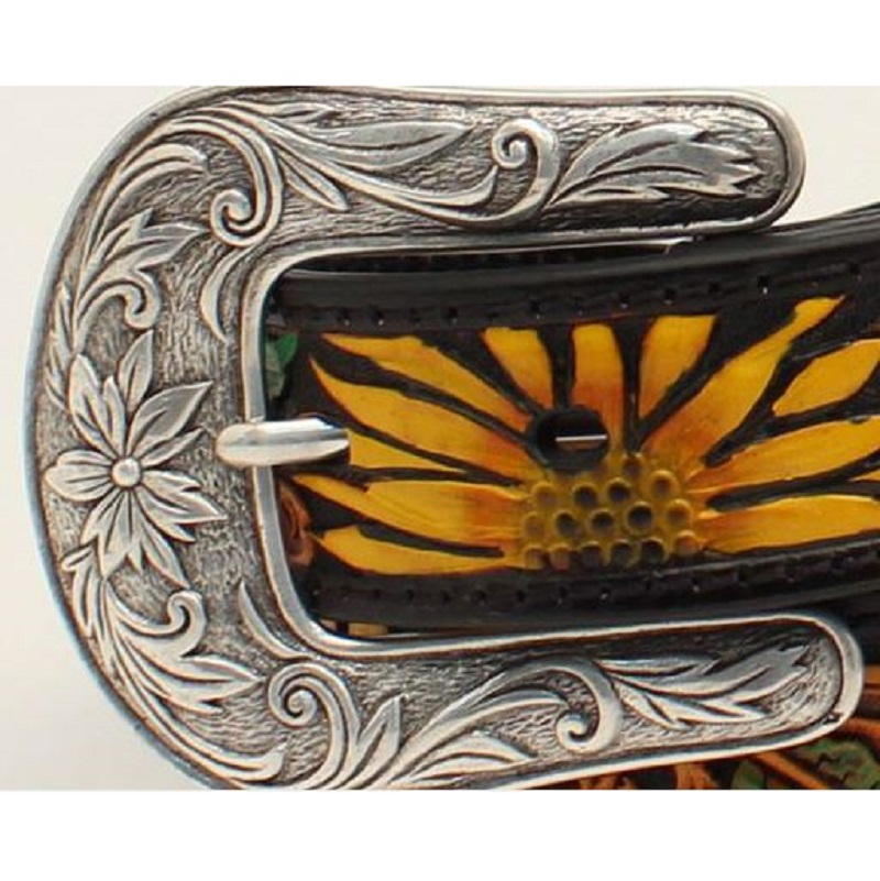 sunflower belt buckle