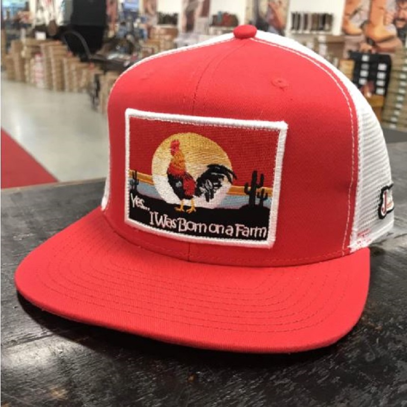 Justin Rooster Cap JCBC507 at Silver 