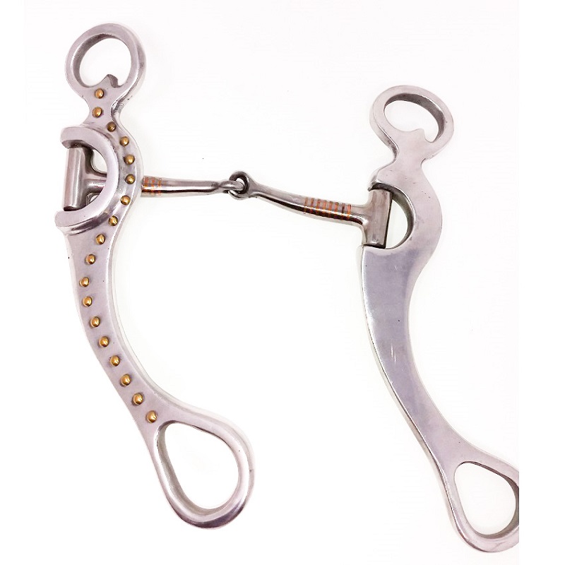 Aluminum 8 1/4" Shank Snaffle Bit at Silver Spur Shop in Waterloo, IA