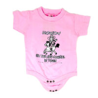 Howdy Cowgirl Pink Baby Onesie