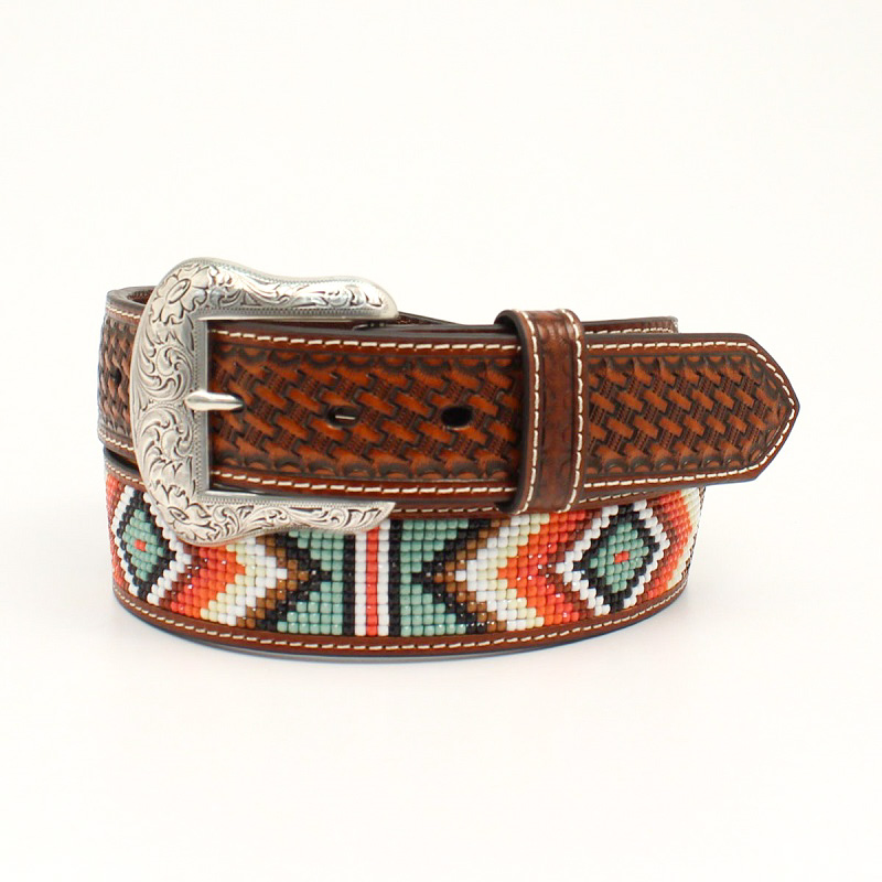 Men's Nocona Diamond Basket Weaved Belt 