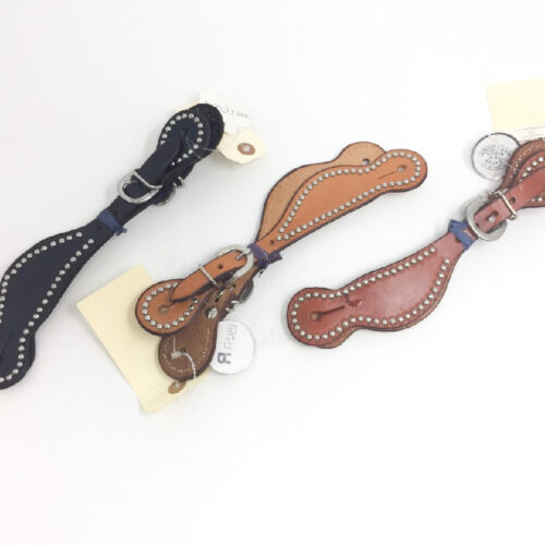 billy cook dotted spur straps