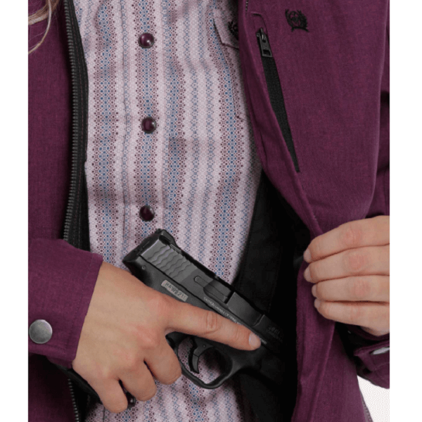 purple cinch jacket